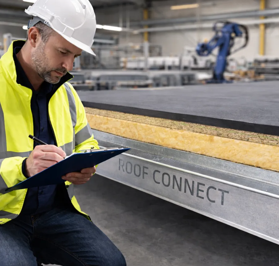 controle panelen Roofconnect platte daken